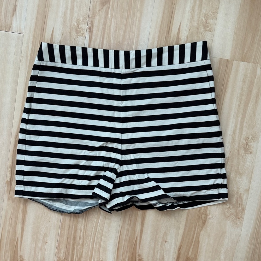 Express Women’s High Waisted Striped Shorts